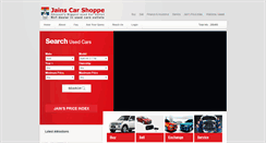 Desktop Screenshot of jainscar.com